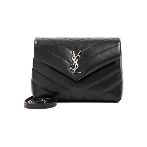 Saint Laurent Loulou Mini Bag Black Axelremsväska