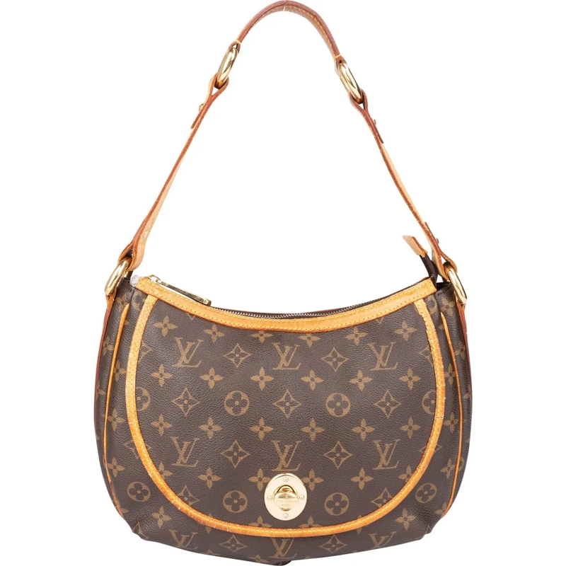 Louis Vuitton Schultertasche Louis Vuitton Canvas Monogram Tulum PM Shoulder Ba braun