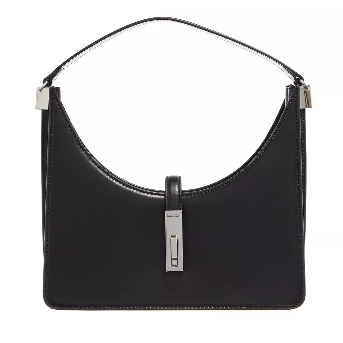 Calvin Klein Hobo Bag - Archive Hardware Shoulder Bag Small - Gr. unisize - in Schwarz - für Damen