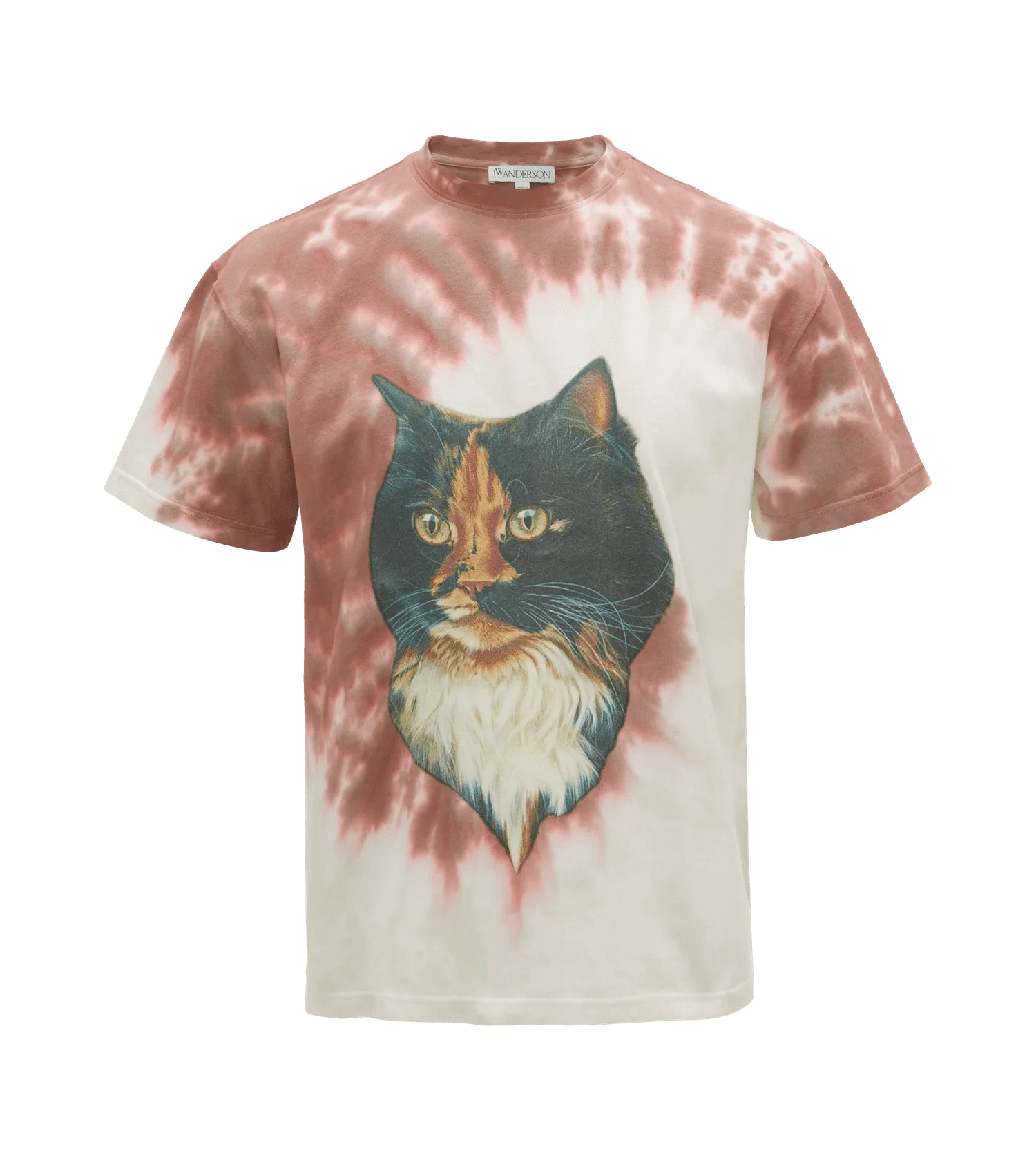 J.W.Anderson - Tie-Dye-T-Shirt mit Print - Größe S - braun