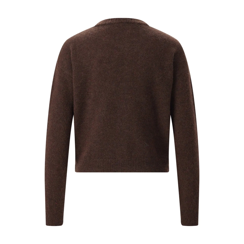 Roberto Collina Cardigan Strickjacke mit Argyle-Muster braun(Image 2)