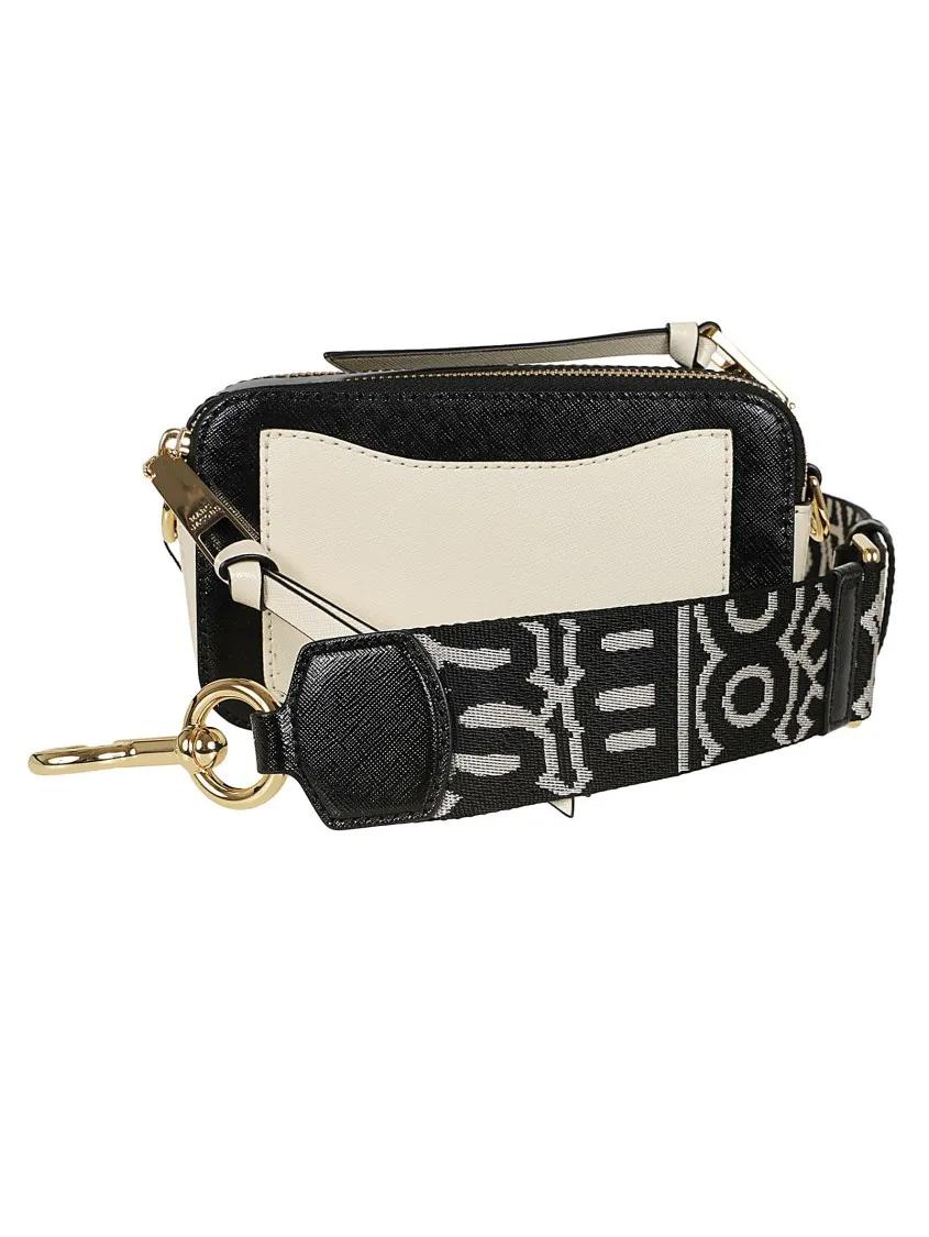 Marc Jacobs Hobo bags Compact Leather Snapshot Bag in wit
