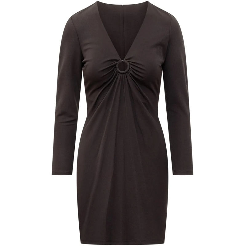 MICHAEL Michael Kors Minikleid Abito Scollo a-V schwarz