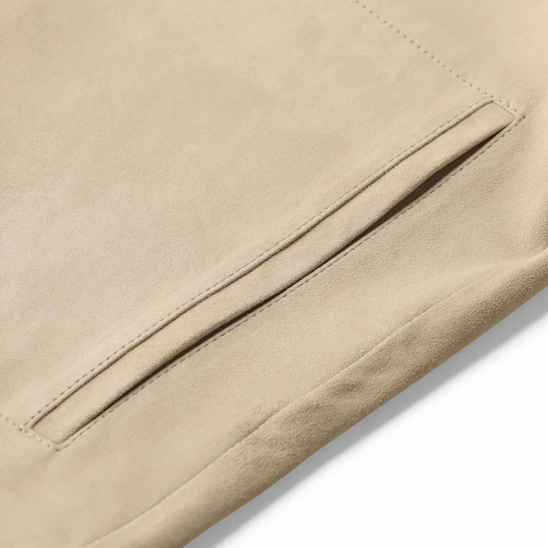 Arma Übergangsjacke Jacke Emy aus Veloursleder beige(Image 4)