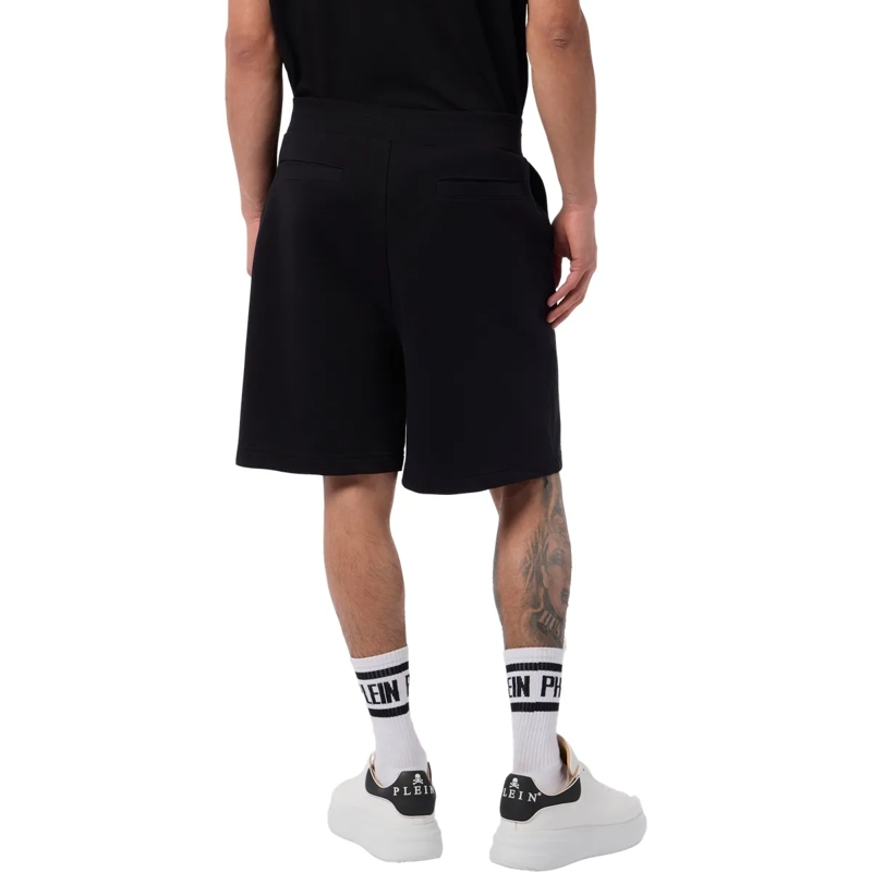 Philipp Plein Shorts Fleece Shorts Basic schwarz(Image 2)