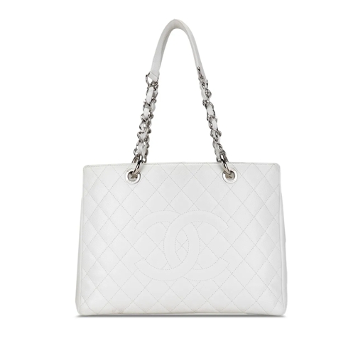 Chanel Sac à provisions 2011 Caviar Grand Shopping Tote weiß (Image 2)
