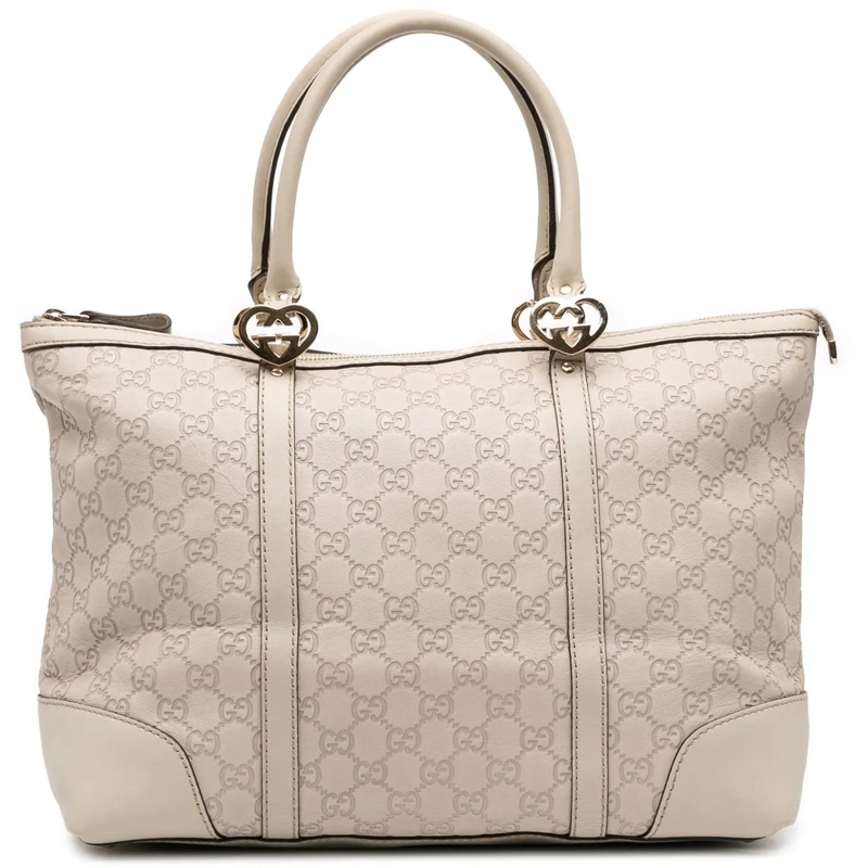 Gucci Shopper Guccissima Lovely Heart Tote braun