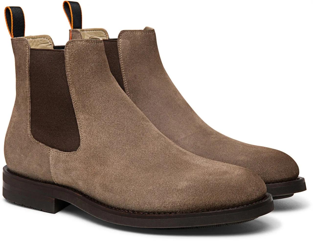 Thumbnail - Santoni Stiefel - Men?s suede Chelsea boot - Gr. UK_10_5 - in Weiß - für Damen