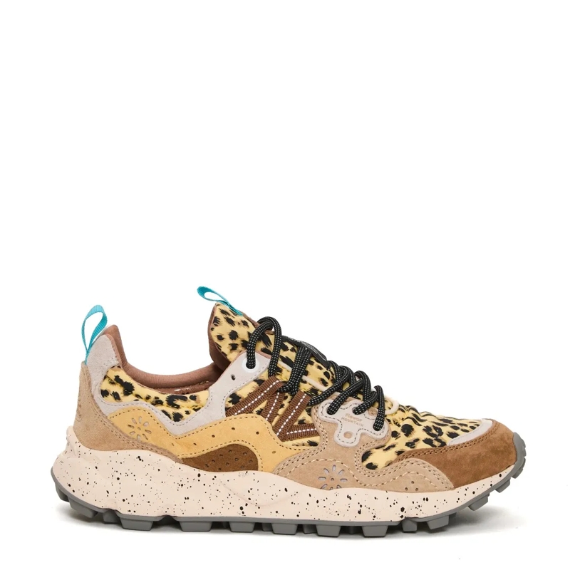 Flower Mountain Lage-top sneaker Technical Ripstop And Suede Sneakers With Trekking Multicolor