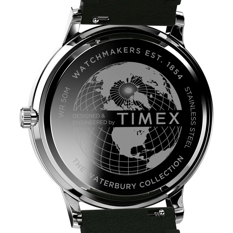 Timex Automatikuhr Quarz-Analoguhr Waterbury Classic schwarz (Image 4)
