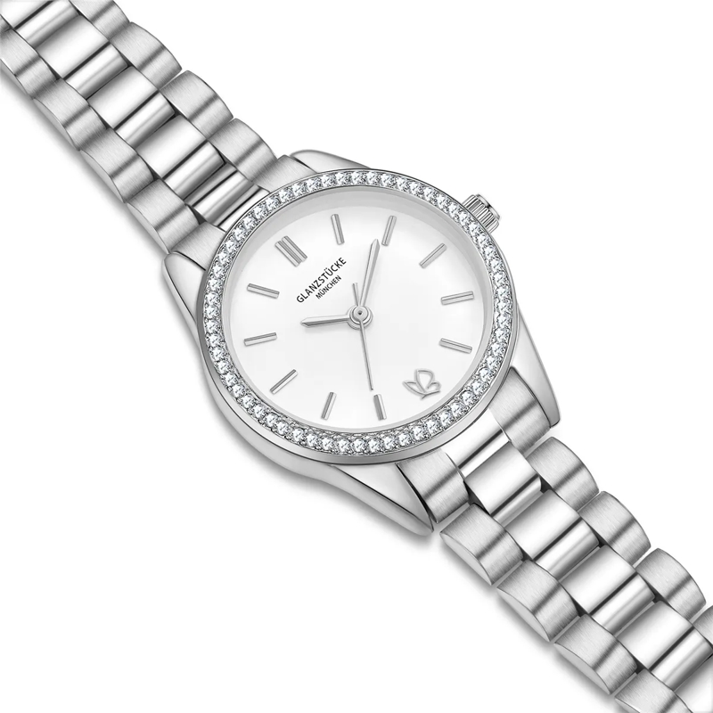 Glanzstücke München Automatikuhr Damen Armbanduhr Edelstahl silber(Image 6)