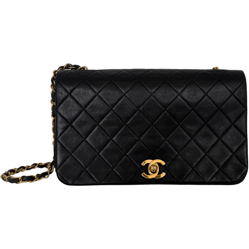 Chanel Tote Chanel Timeless Single Flap Small dark blue lambsk schwarz