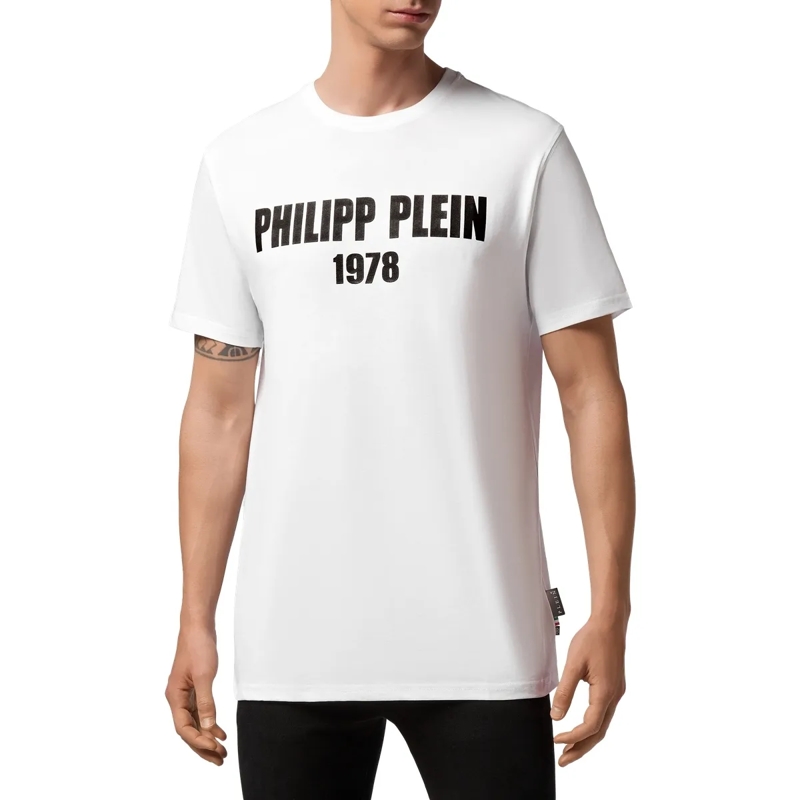 Philipp Plein T-Shirt T-Shirt Rundhalsausschnitt Ss weiss(Image 4)