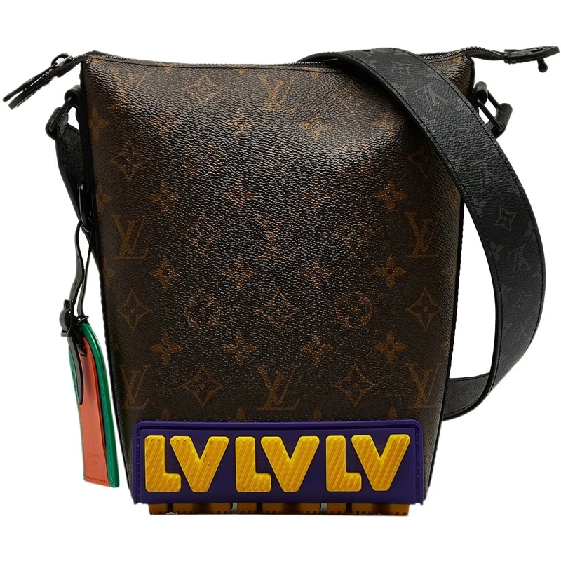 Louis Vuitton Sac à bandoulière Monogram LV Rubber Cruiser braun
