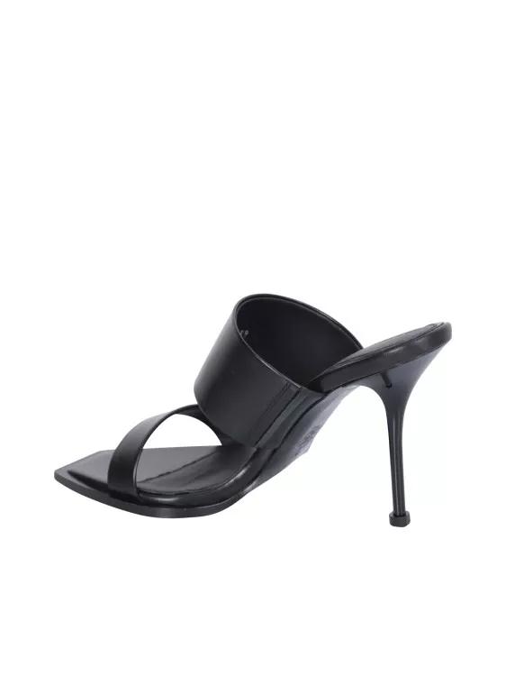 Thumbnail - Alexander McQueen Sandalen - Black Slip-On Sandals With Stiletto Heel - Gr. 40 (EU) - in Schwarz - für Damen