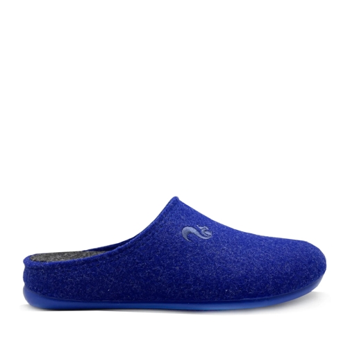 thies Hausschuh thies 1856 ® Recycled PET Slipper vegan cobalt (W/ mehrfarbig