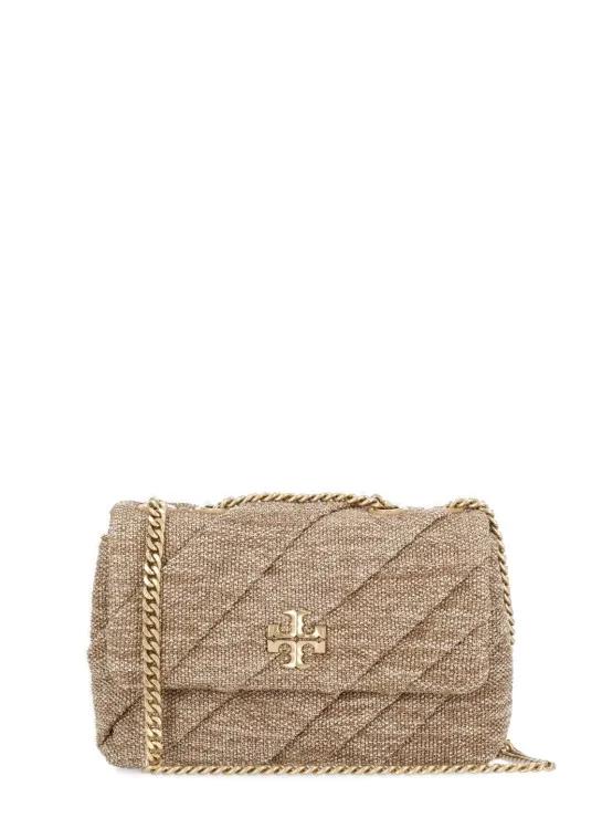 Tory Burch Shopper - Kira Draped Raffia Bag - Gr. unisize - in Braun - für Damen