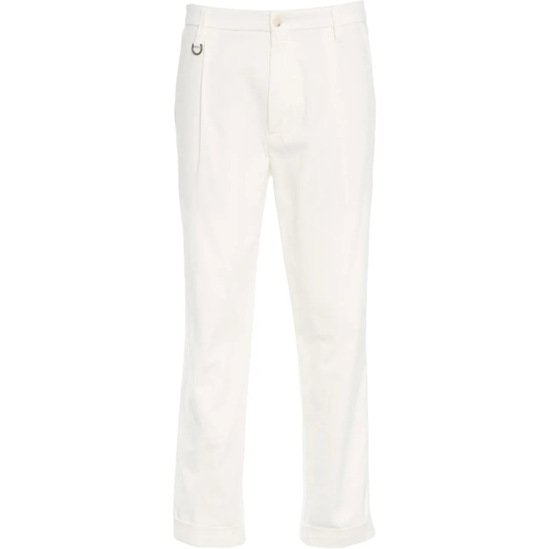 Paolo Pecora Chino Chino pants with pleats weiß