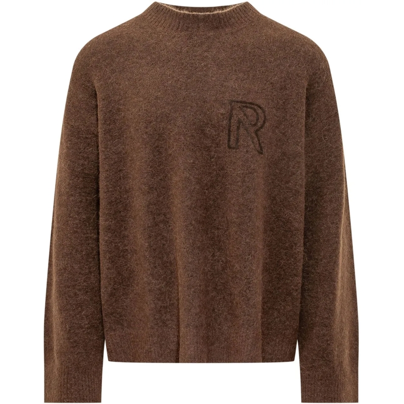 Represent  Maglia Logo a Girocollo braun