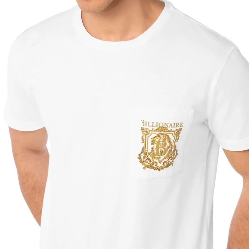 BILLIONAIRE T-Shirt T-Shirt Rundhalsausschnitt Ss Lion weiss(Image 4)