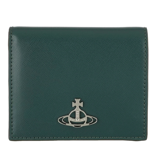 Vivienne Westwood Debbie Woman Billfold Green Tvåveckad plånbok