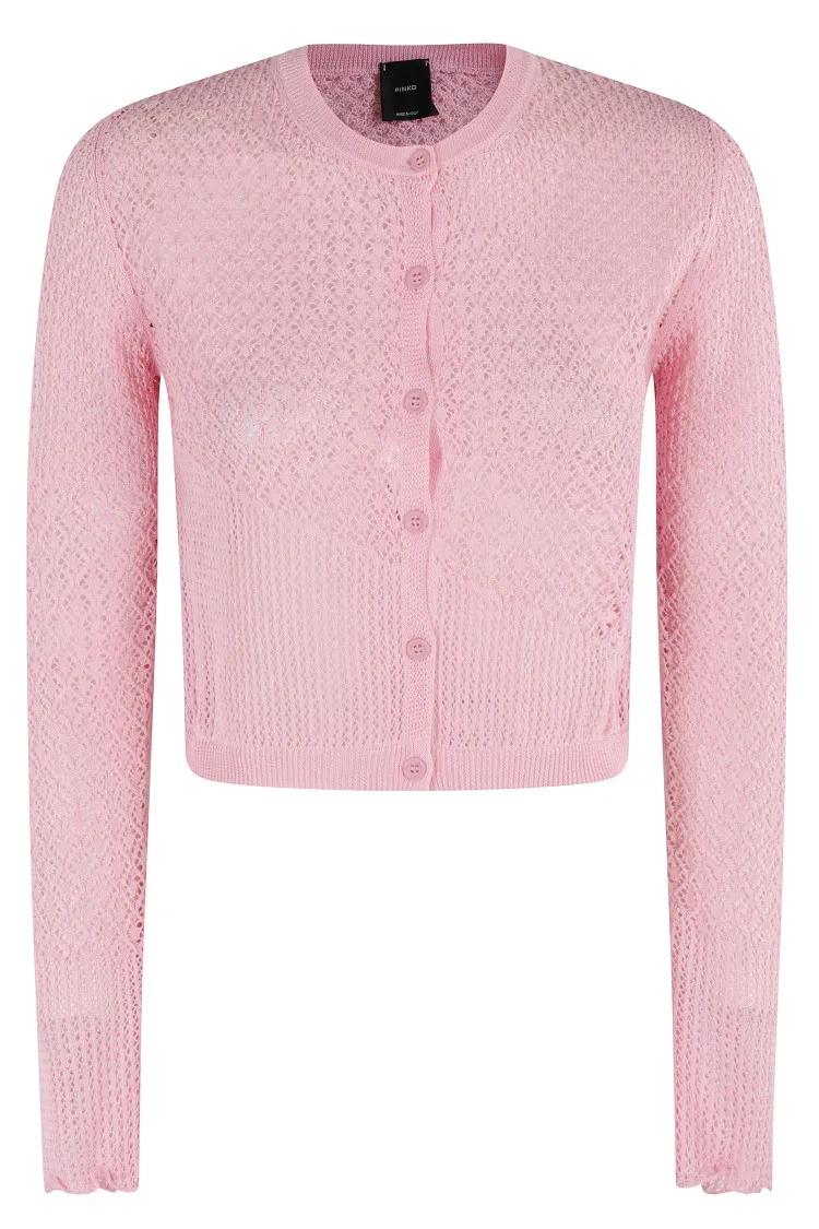 Thumbnail - Pinko - Baitou Punched Cardigan - Größe M - pink