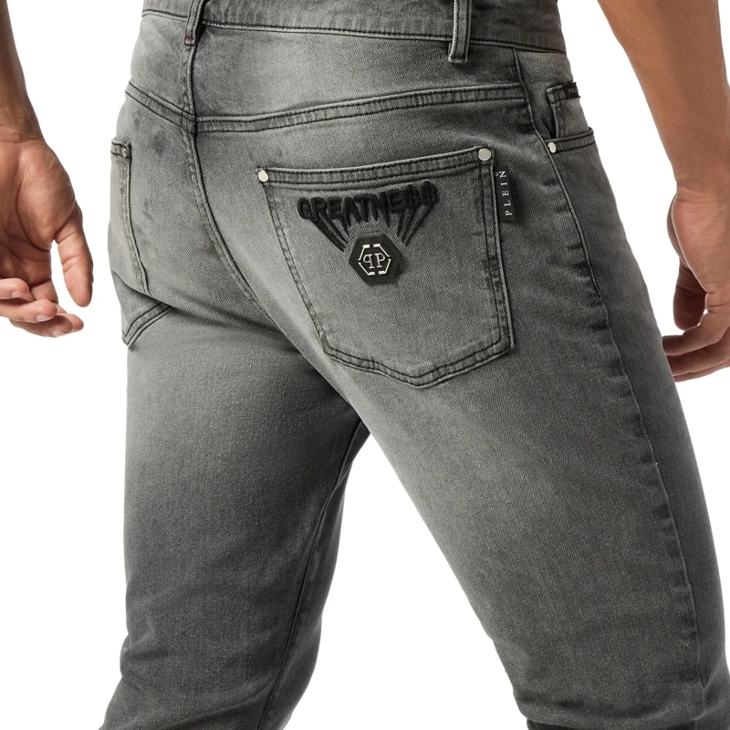 Philipp Plein Skinny-Leg-Jeans Skinny hell-grau(Image 5)