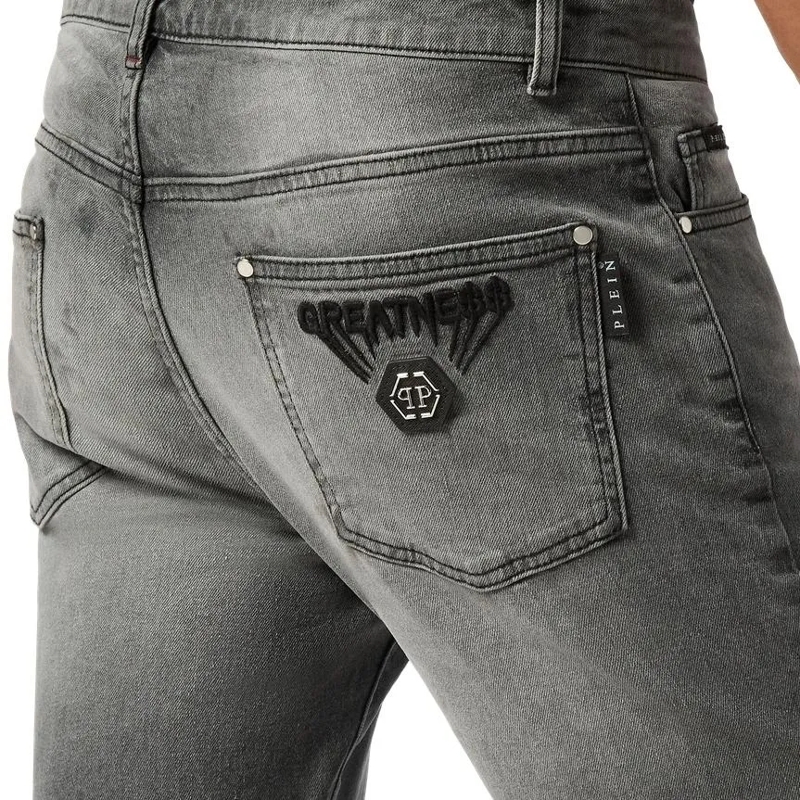 Philipp Plein Skinny-Leg-Jeans Skinny hell-grau(Image 5)