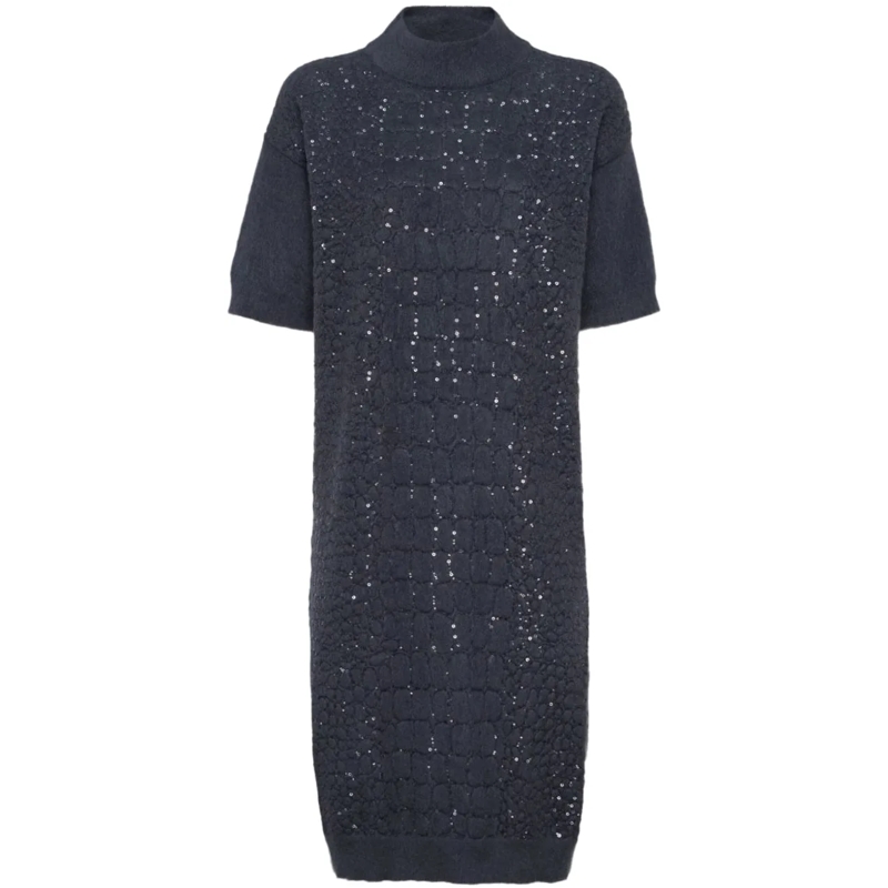 Brunello Cucinelli Minikleid Dresses Blue blau