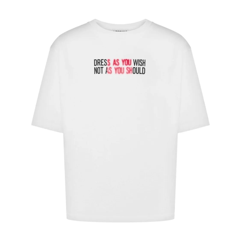 Moschino T-Shirt Cotton Jersey T-Shirt White