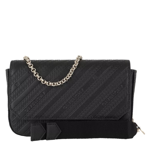 Givenchy Bond Pouch Chain Strap Leather Black Pochette
