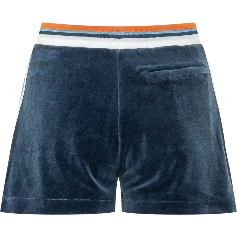 Casablanca Shorts Shorts In Velluto Con Coulisse dunkelblau(Image 2)