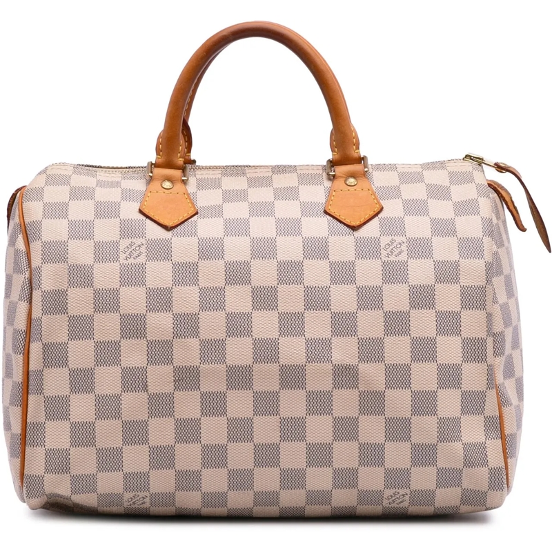 Louis Vuitton Fourre-tout Damier Azur Speedy 30 weiß