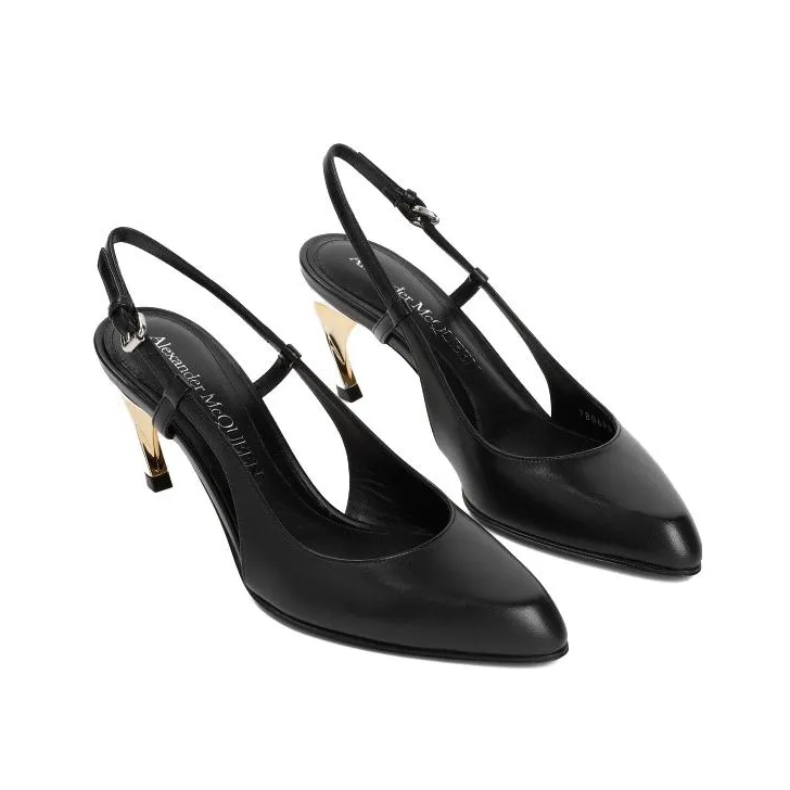 Alexander mcqueen black pumps online