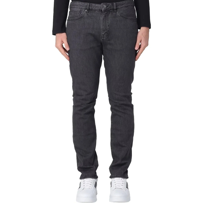 Armani Exchange  Trousers Black Denim schwarz