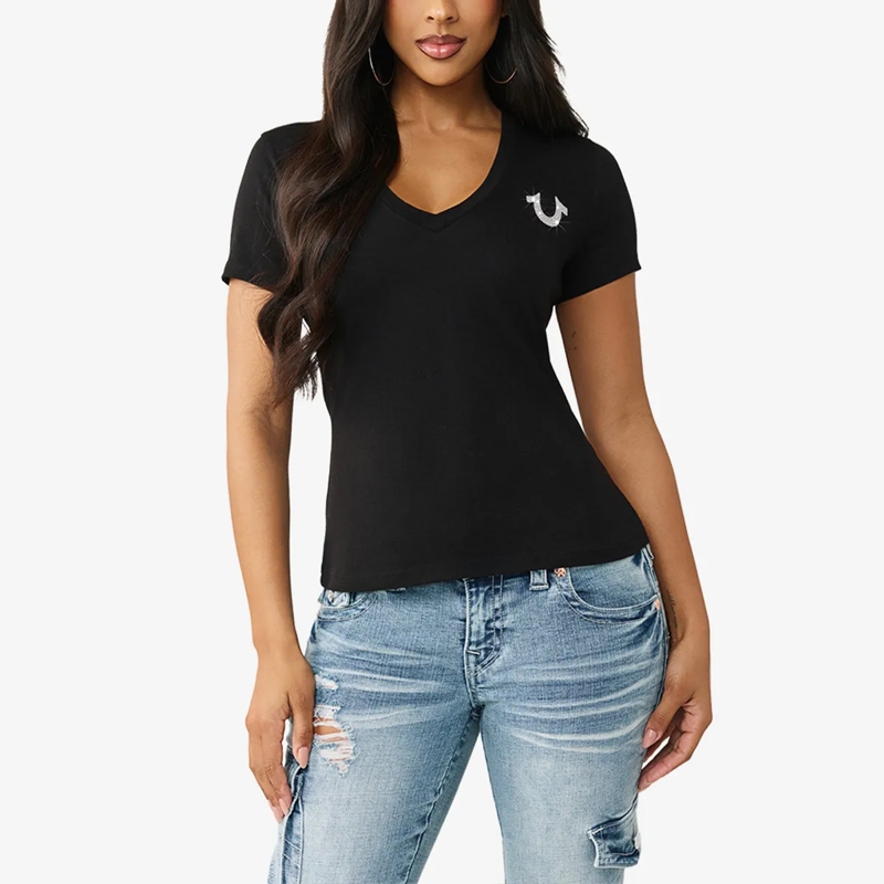 True Religion T-Shirt T-Shirt BUDDHA schwarz(Image 6)