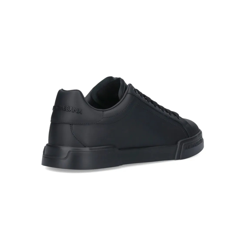 Dolce&Gabbana Low-Top-Sneaker 'Portofino Vintage' Sneakers – Black Black(Image 7)
