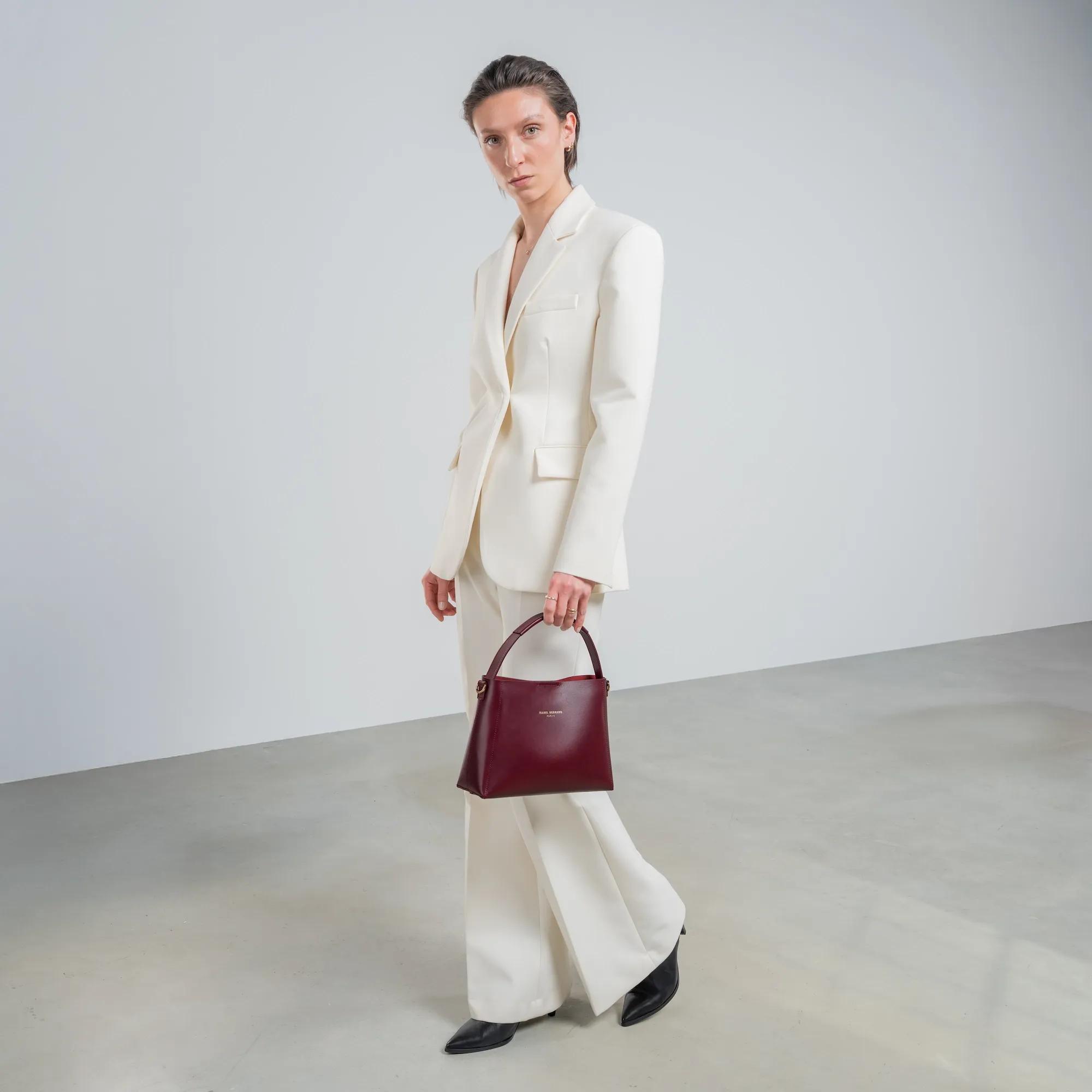 Isabel Bernard Crossbody bags Montmarte Béatrice Midi Handtasche in rood