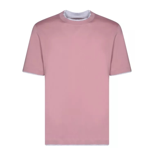 Brunello Cucinelli Cotton T-Shirt Pink 