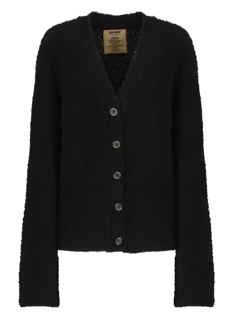 Uma Wang - Wool Cardigan - Größe M - schwarz