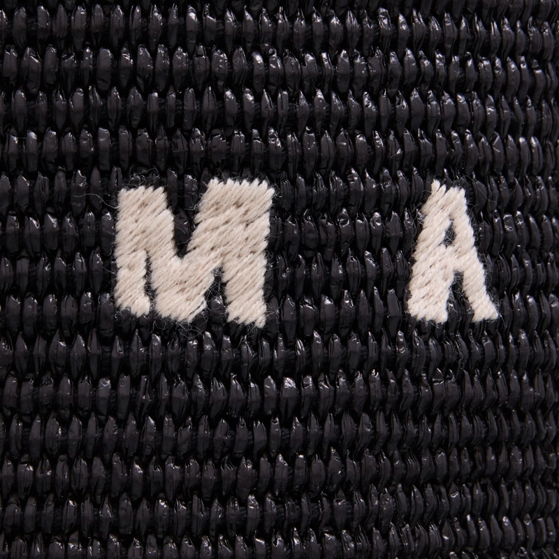 Marni Bucket Bag Black Adjustable Shoulder Strap Bag Black(Image 9)
