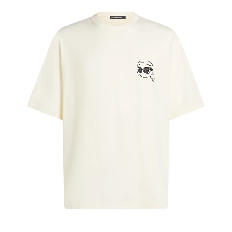 Karl Lagerfeld T-Shirt IKON T-SHIRT creme