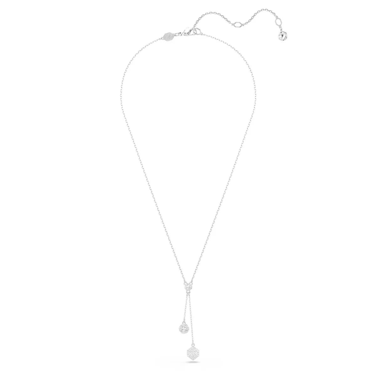 Swarovski Halskette - Swarovski Dextera Silver Coloured Necklace 5693207 - Gr. unisize - in Silber - für Damen