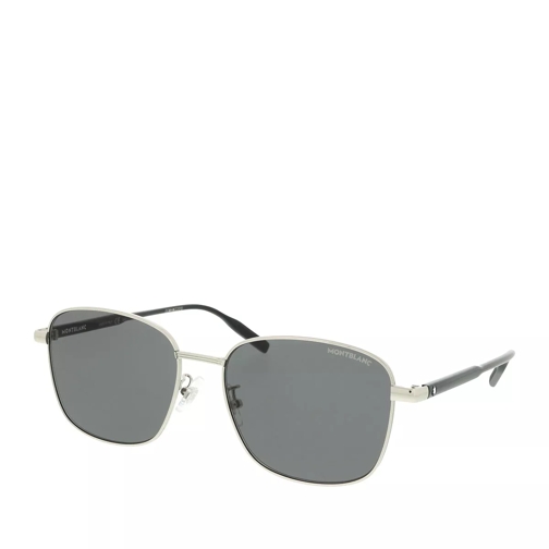 Montblanc MB0137SK-002 58 Sunglass MAN METAL Silver Sonnenbrille