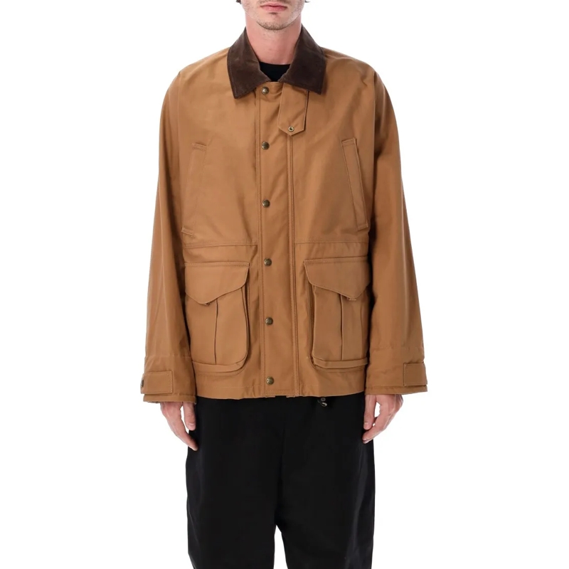 Junya Watanabe  Work Jacket With Corduroy Collar Brown