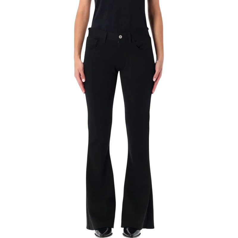 Junya Watanabe  Black Low Waist Flare Pants Black