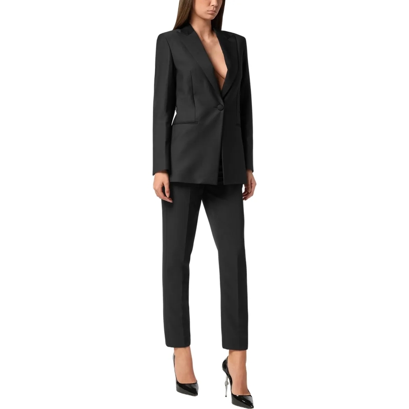 Philipp Plein Blazer Blazer Mit Schmucksteinen schwarz(Image 4)