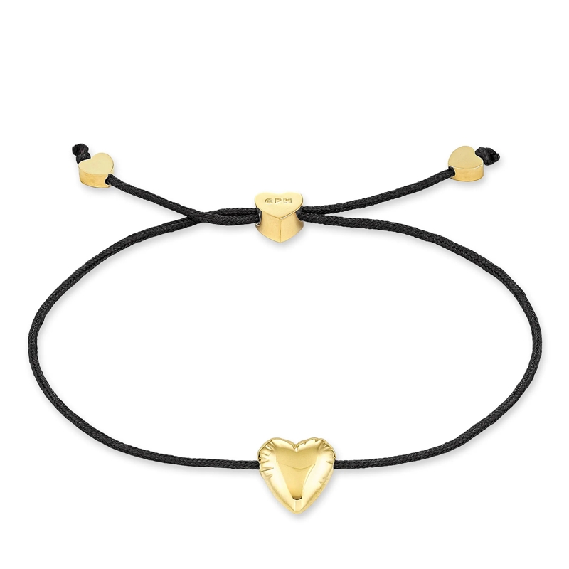 Copenhagen Armband Edelstahl Armband - Balloon Hearts schwarz