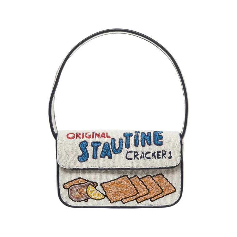 Staud Schultertasche 'Tommy' Shoulder Bag White