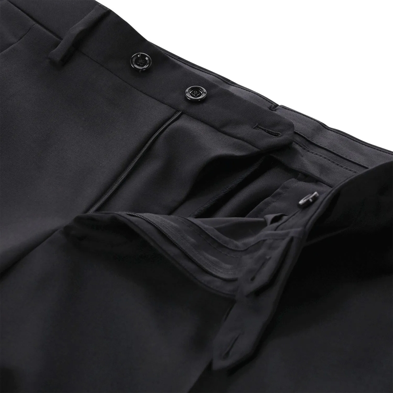 Lardini Anzugkombination Zweiteiliger Anzug aus Schurwolle schwarz(Image 11)